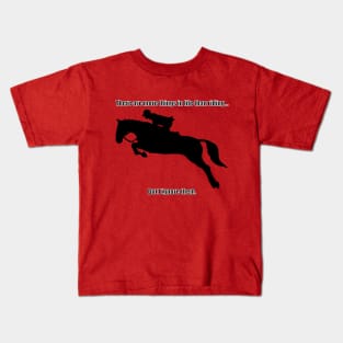 There are more things in life than riding, but I ignore them Kids T-Shirt